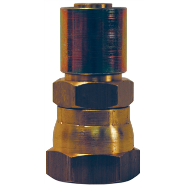 Nominal Brass 1/4 in Female JIC Swivel